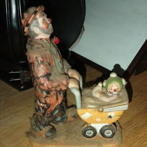 Yellow and Brown Decorative Accents for Home Decor. Emmett Kelly